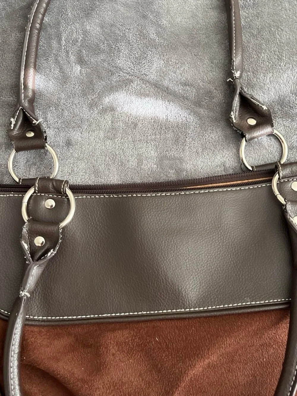 Suede and Leather bag